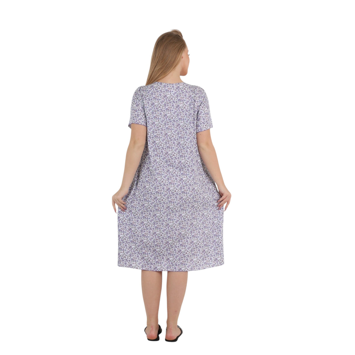 Plus Size Lace Trim Nightgown 2XL-5XL