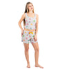 Heart Printed Pajama Short Set
