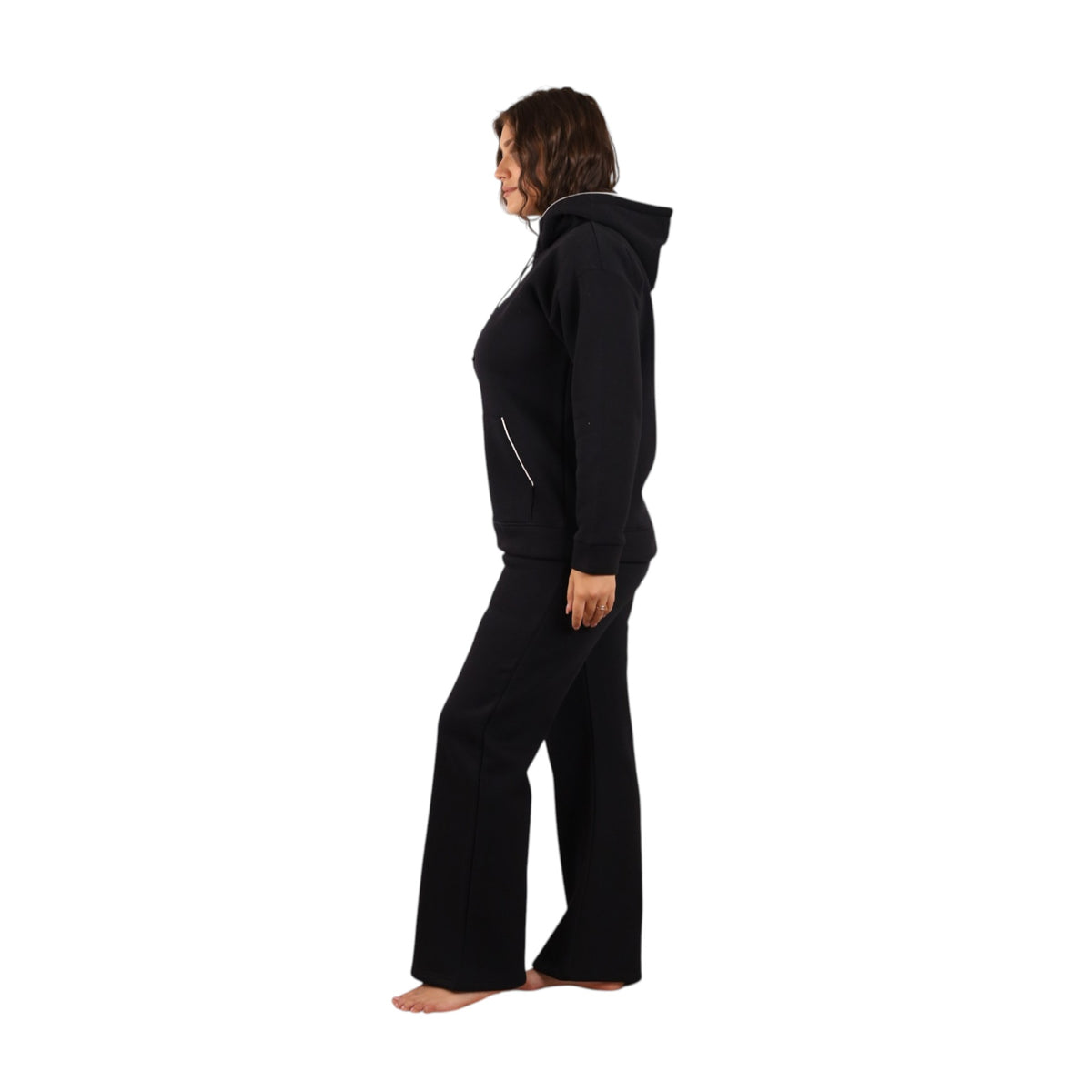 Hooded Wide-Leg Pajama Set | FW26