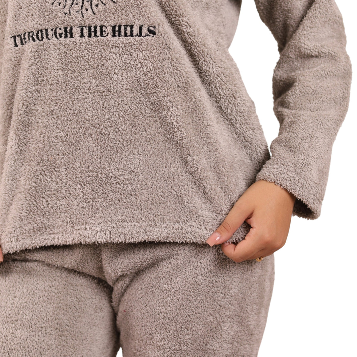 Sunburst Embroidered Pajama Set | FW26