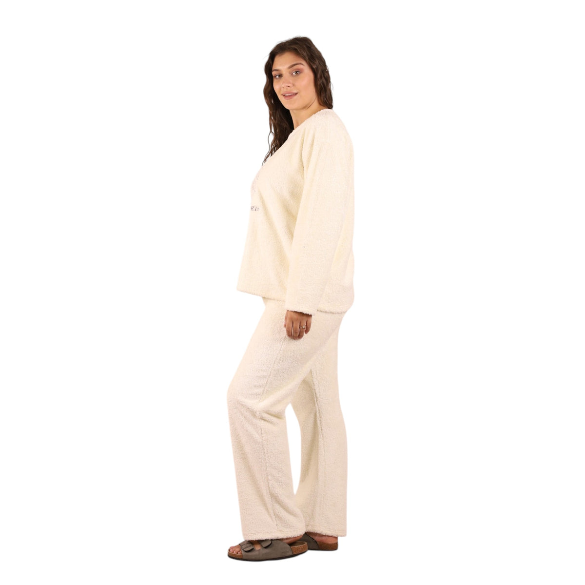 Sunburst Embroidered Pajama Set | FW26