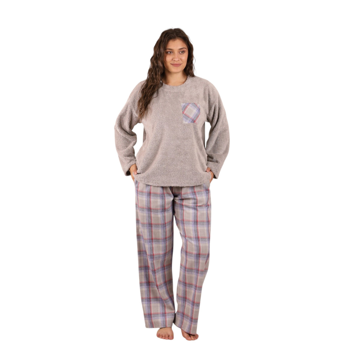 Plaid Pocket Pajama Set | FW26