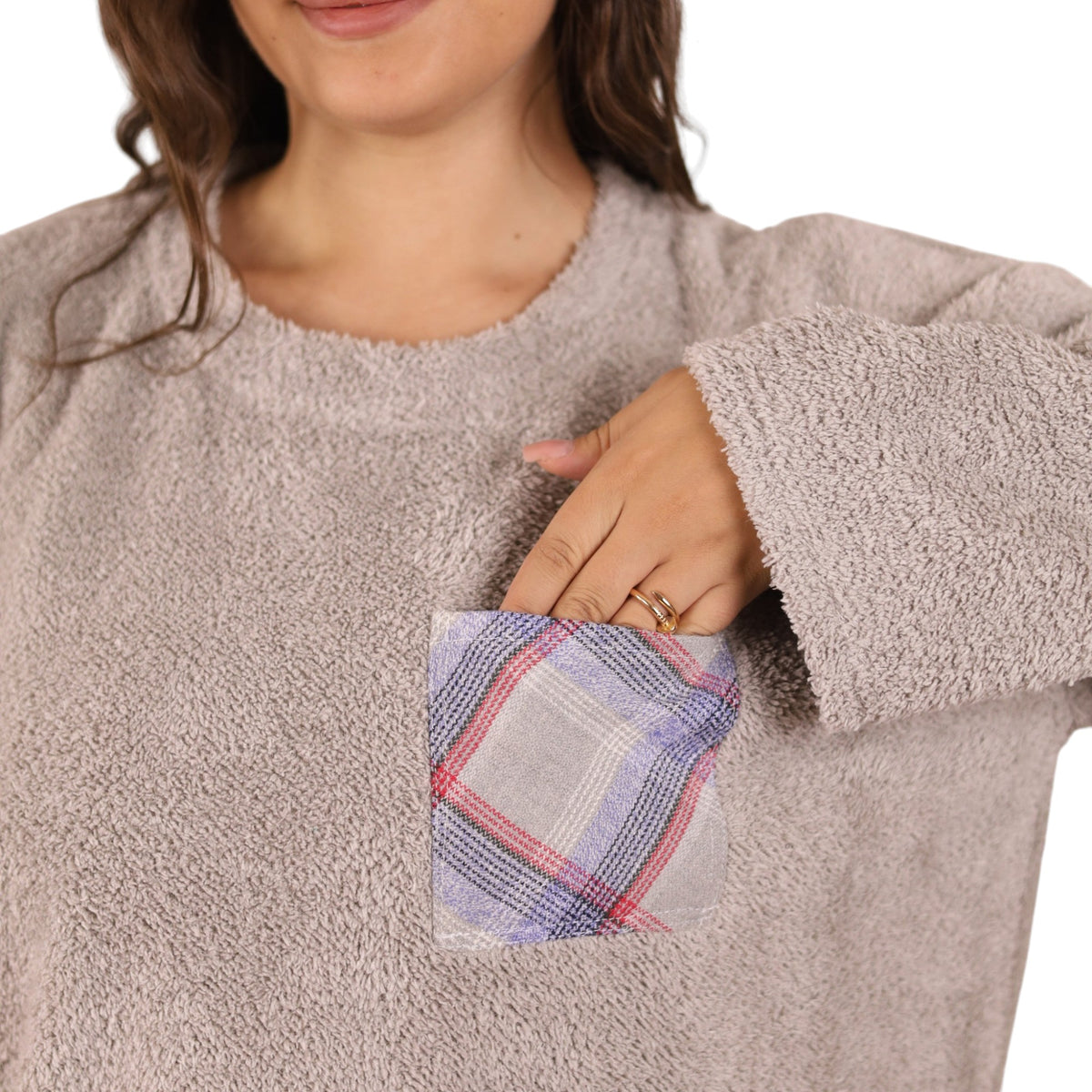 Plaid Pocket Pajama Set | FW26