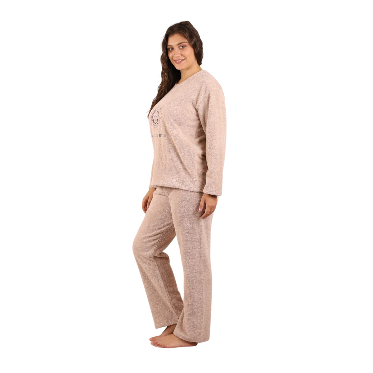 Sunburst Embroidered Pajama Set | FW26