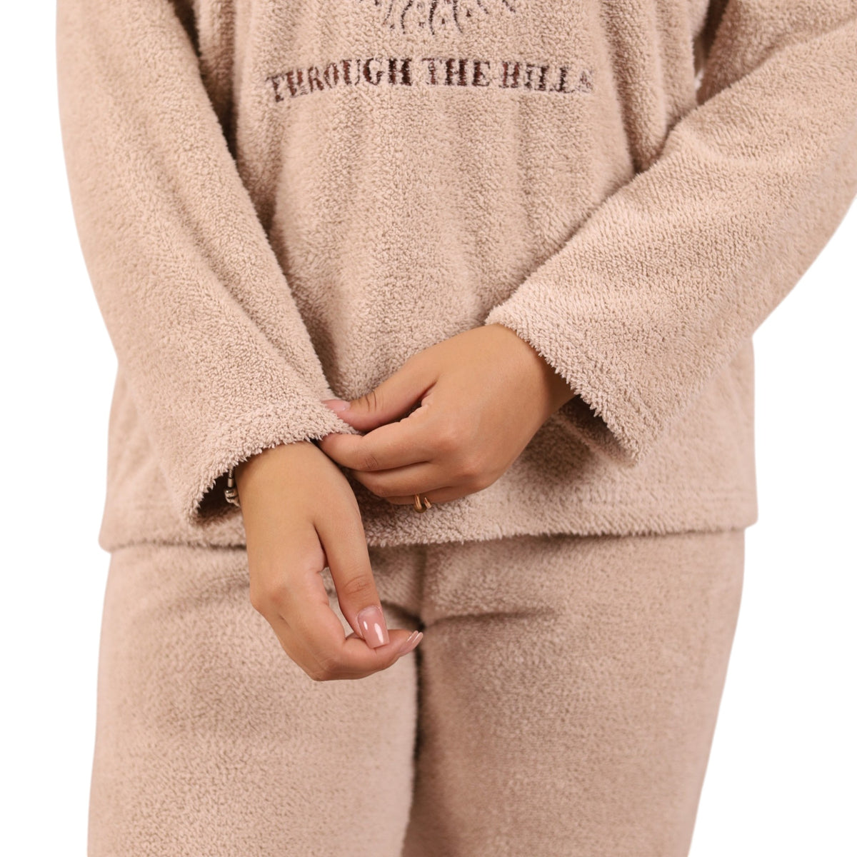 Sunburst Embroidered Pajama Set | FW26