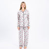 Classic Printed Long Sleeve Pajama Set