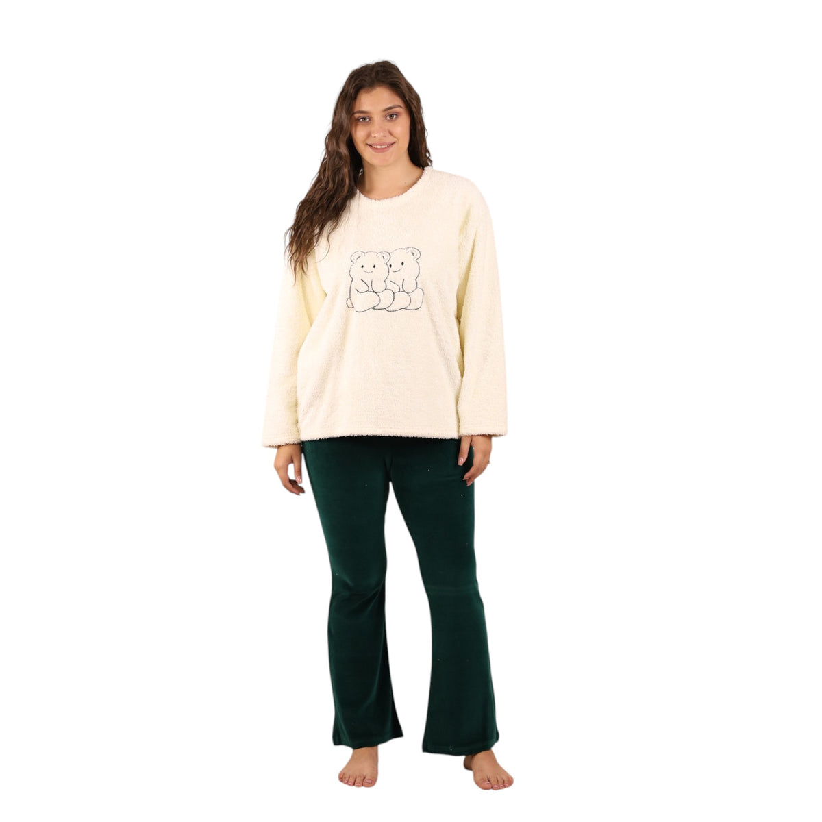 Fleece Bear Pajama Set | FW26