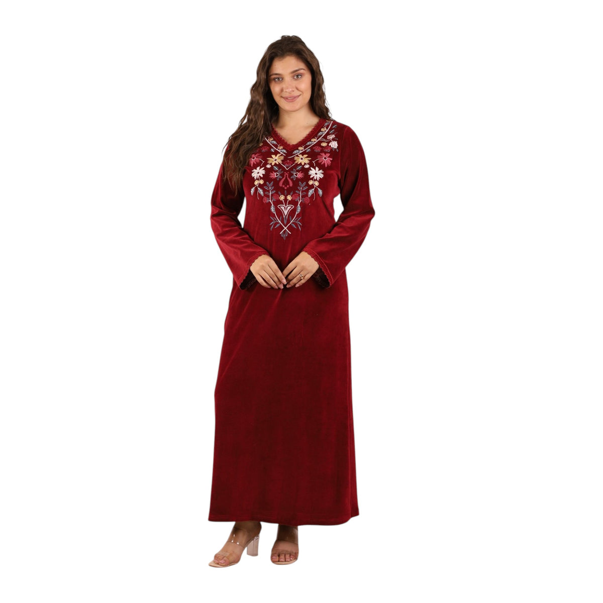 Raneem Floral Embroidered Abaya | FW26