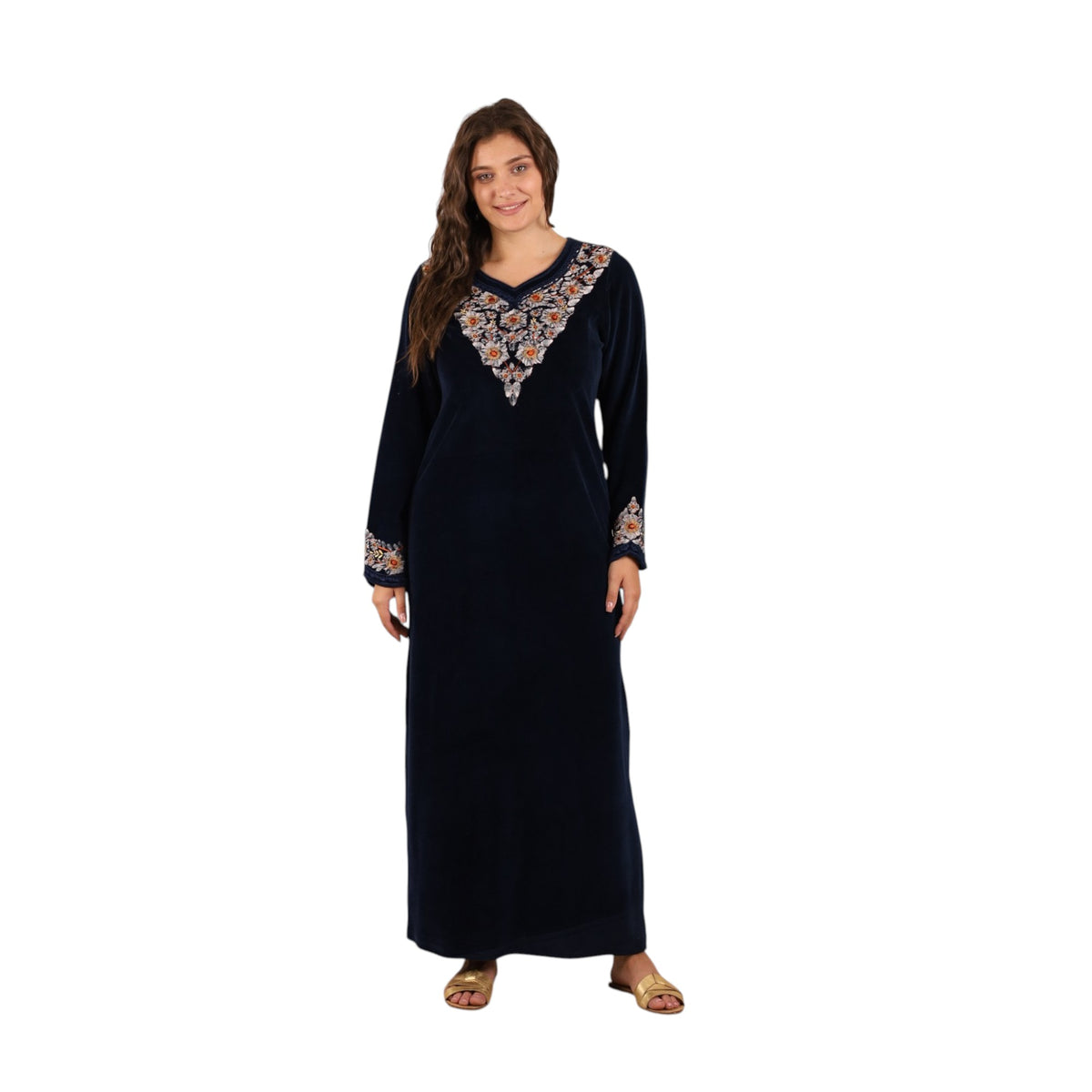 Floral Embroidered Zahra Abaya | FW26