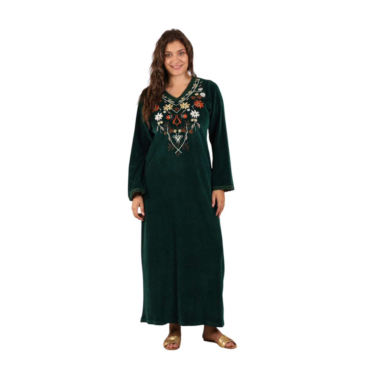 Raneem Floral Embroidered Abaya | FW26