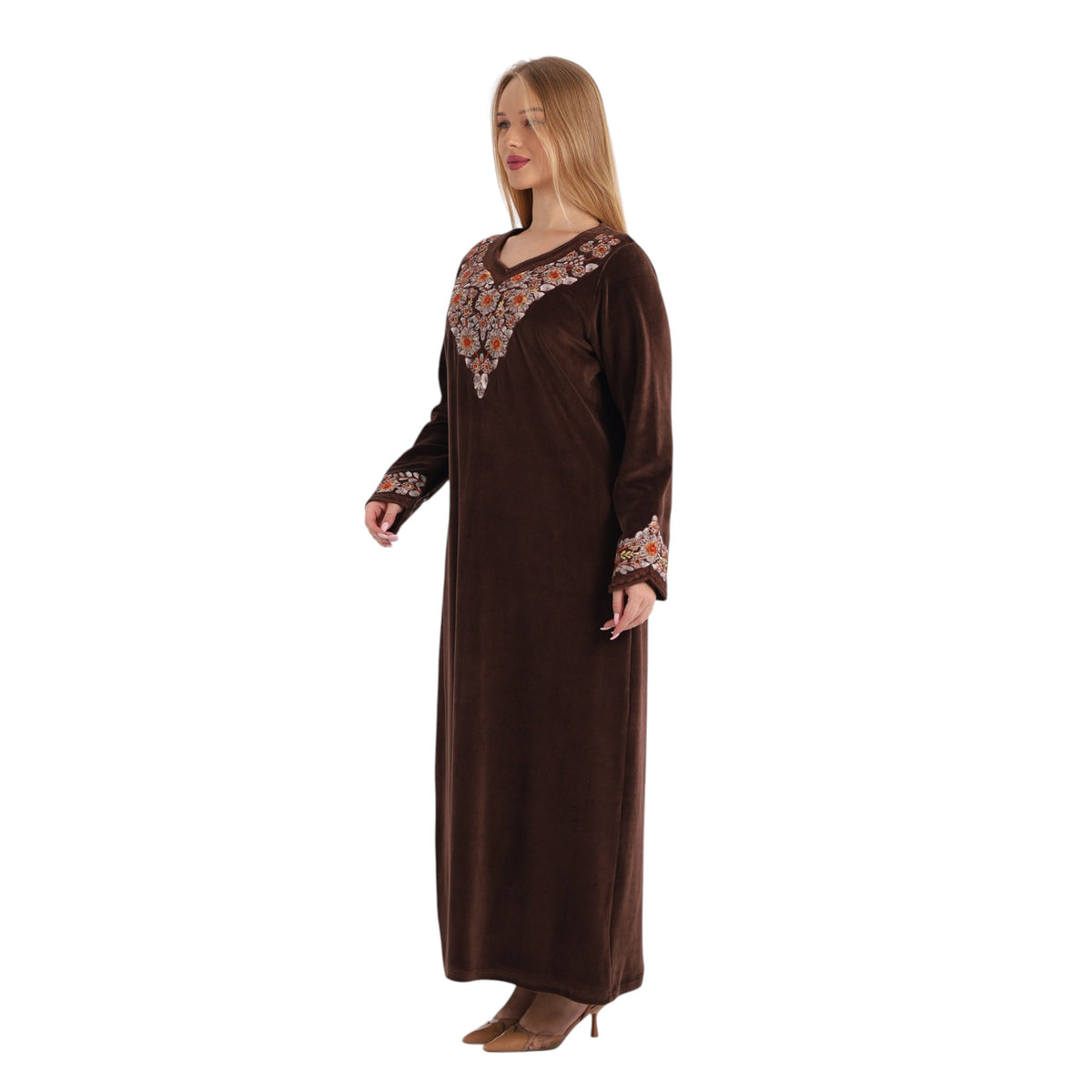 Floral Embroidered Zahra Abaya | FW26