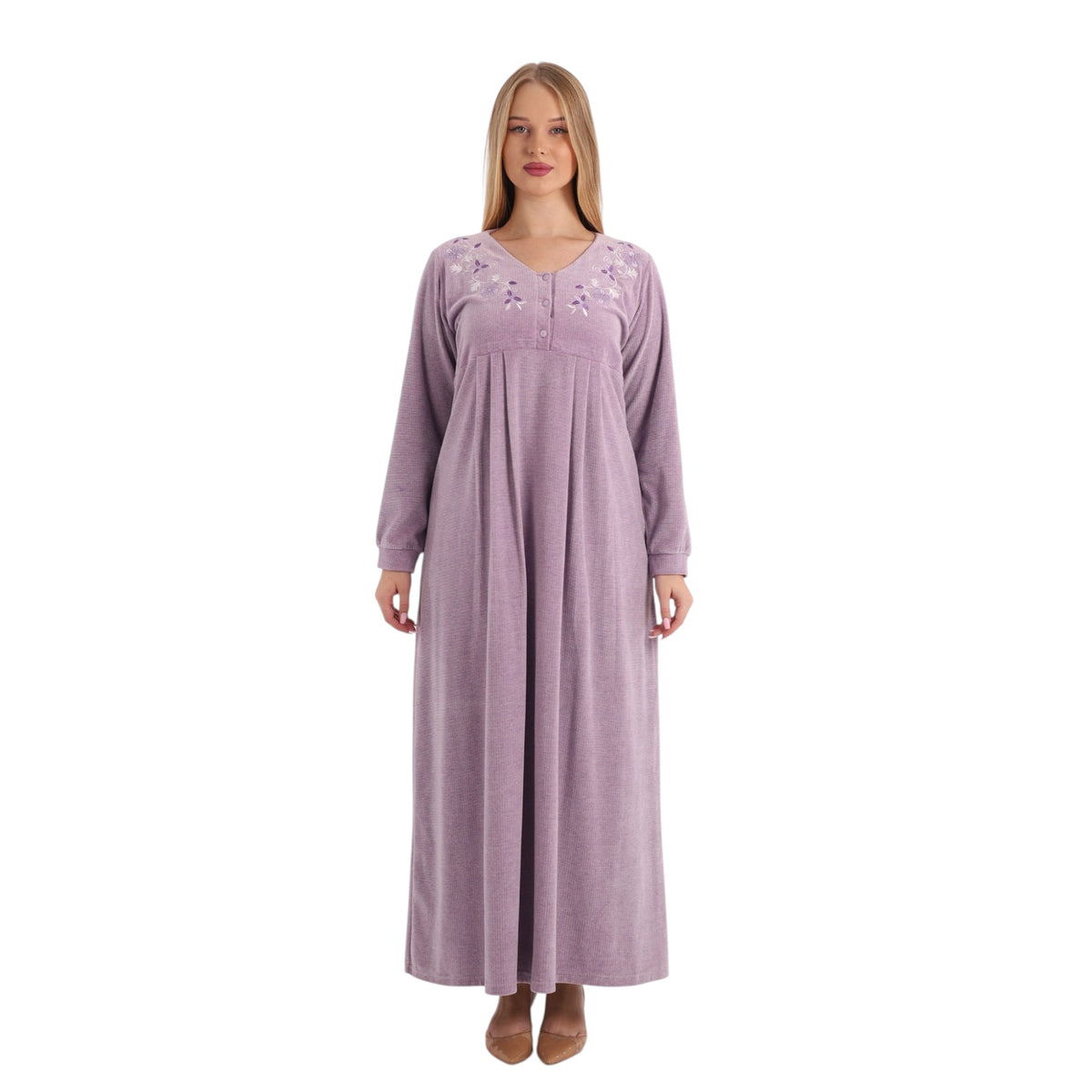 Yasmin Floral Detail Abaya | FW26