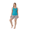 Printed Tank Shorts Pajama Set