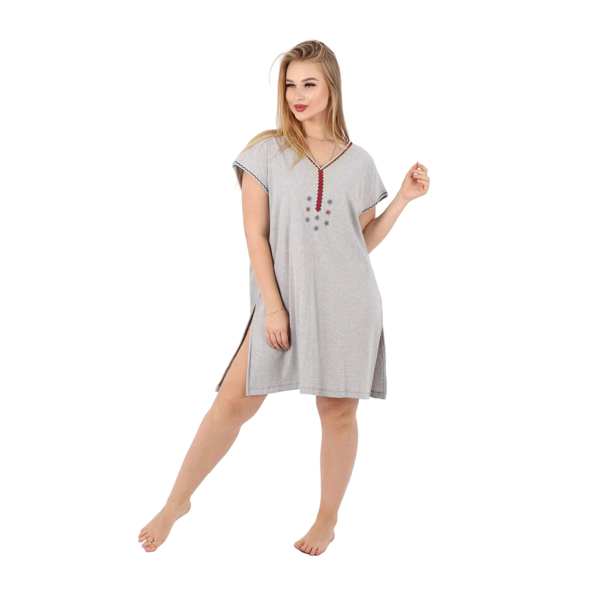 Delicate Embroidered Nightgown