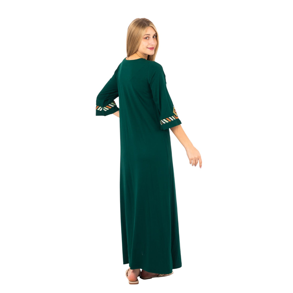 Embroidered Long Abaya