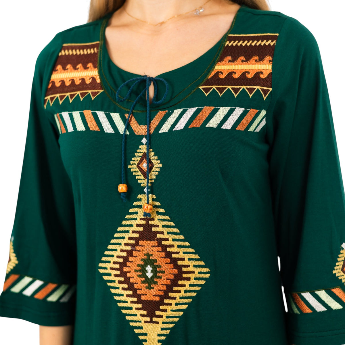 Embroidered Long Abaya
