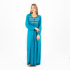 Summer Cotton Abaya for Women–Elegant Embroidered