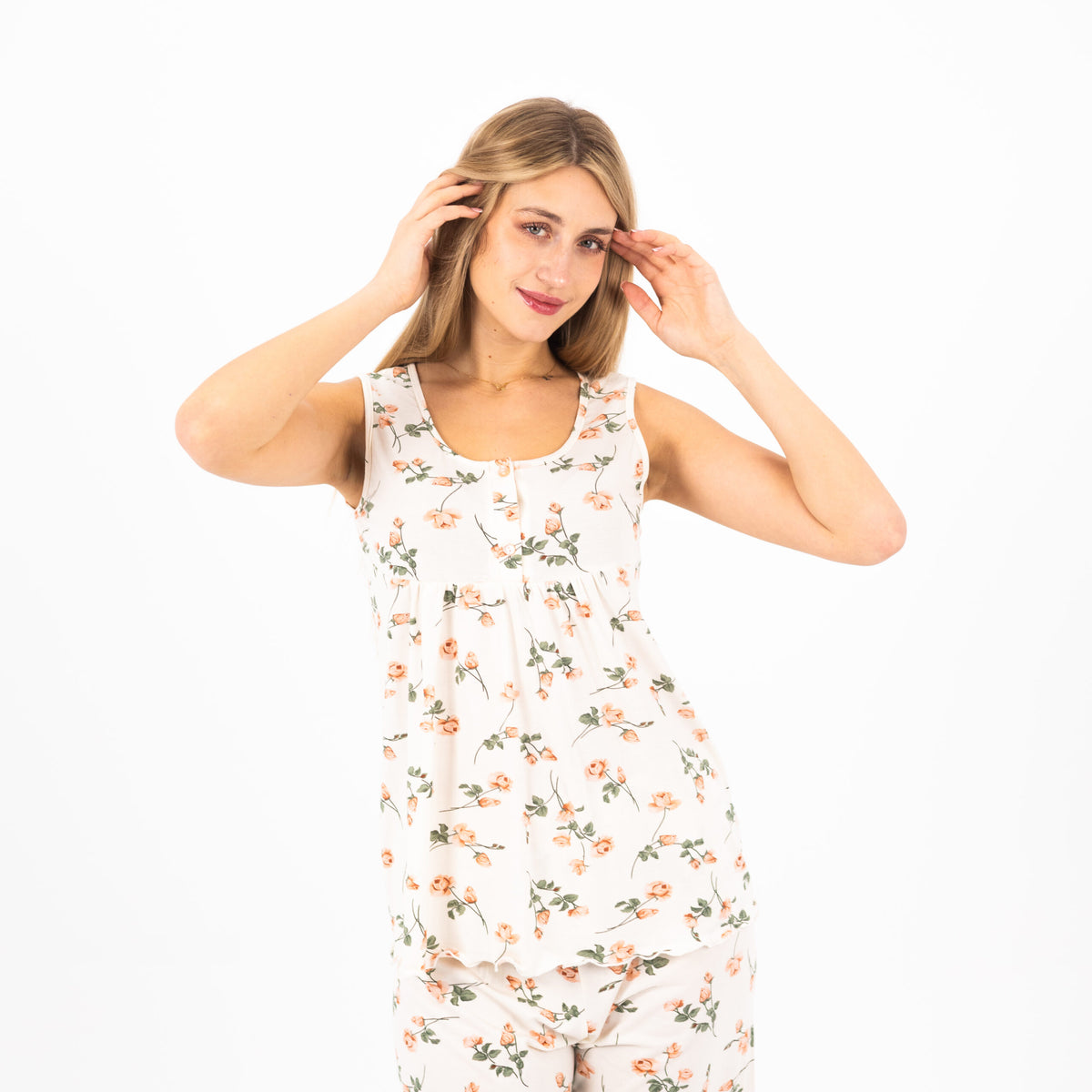 Sleeveless Pajama Set