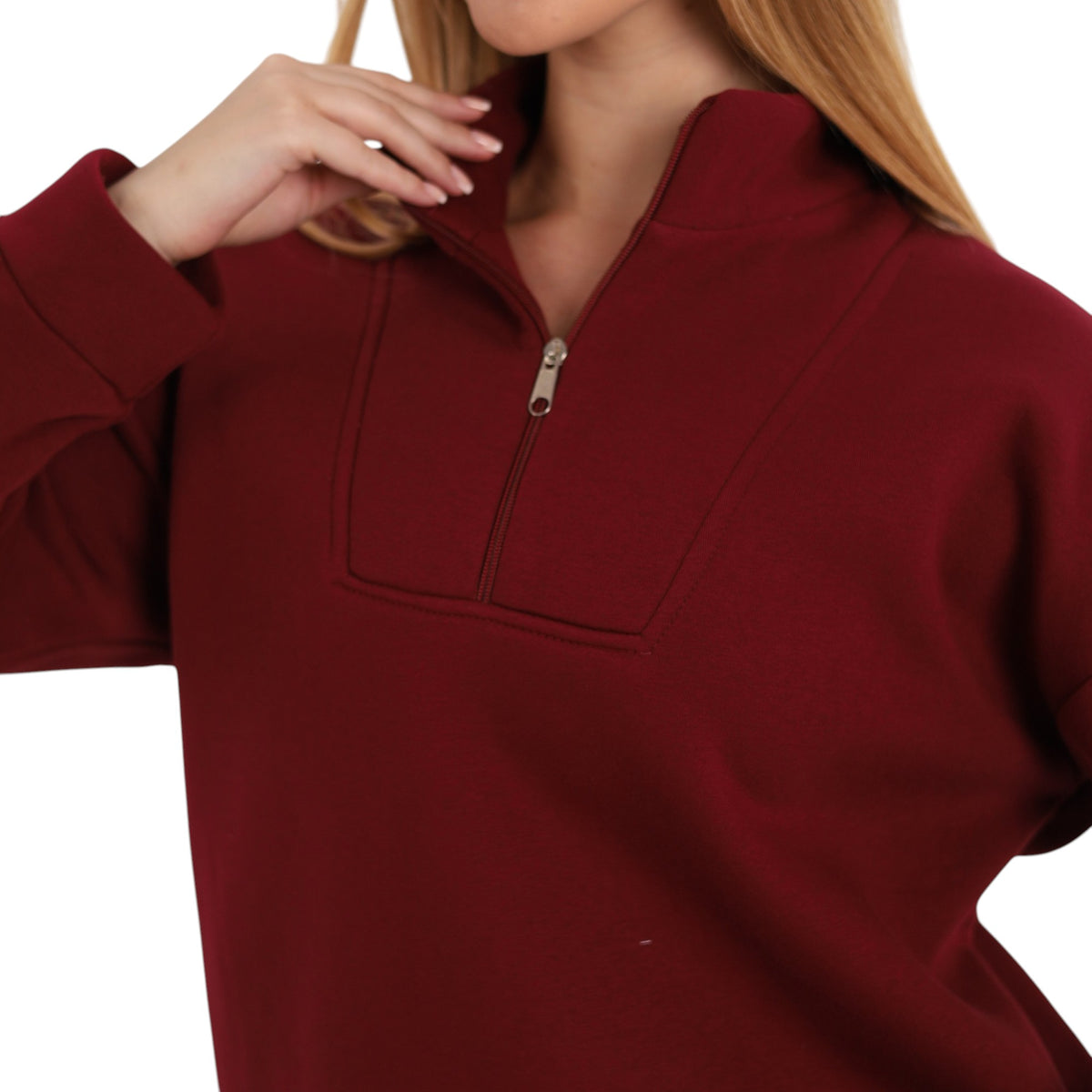 Farah Zip-Neck Pajama Set | FW26