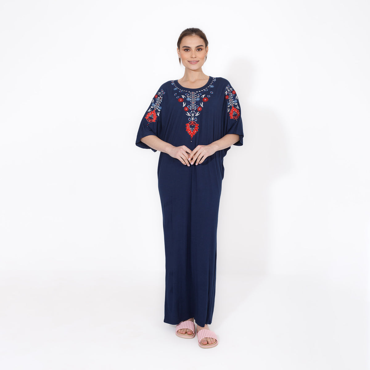 Floral Embroidered Abaya