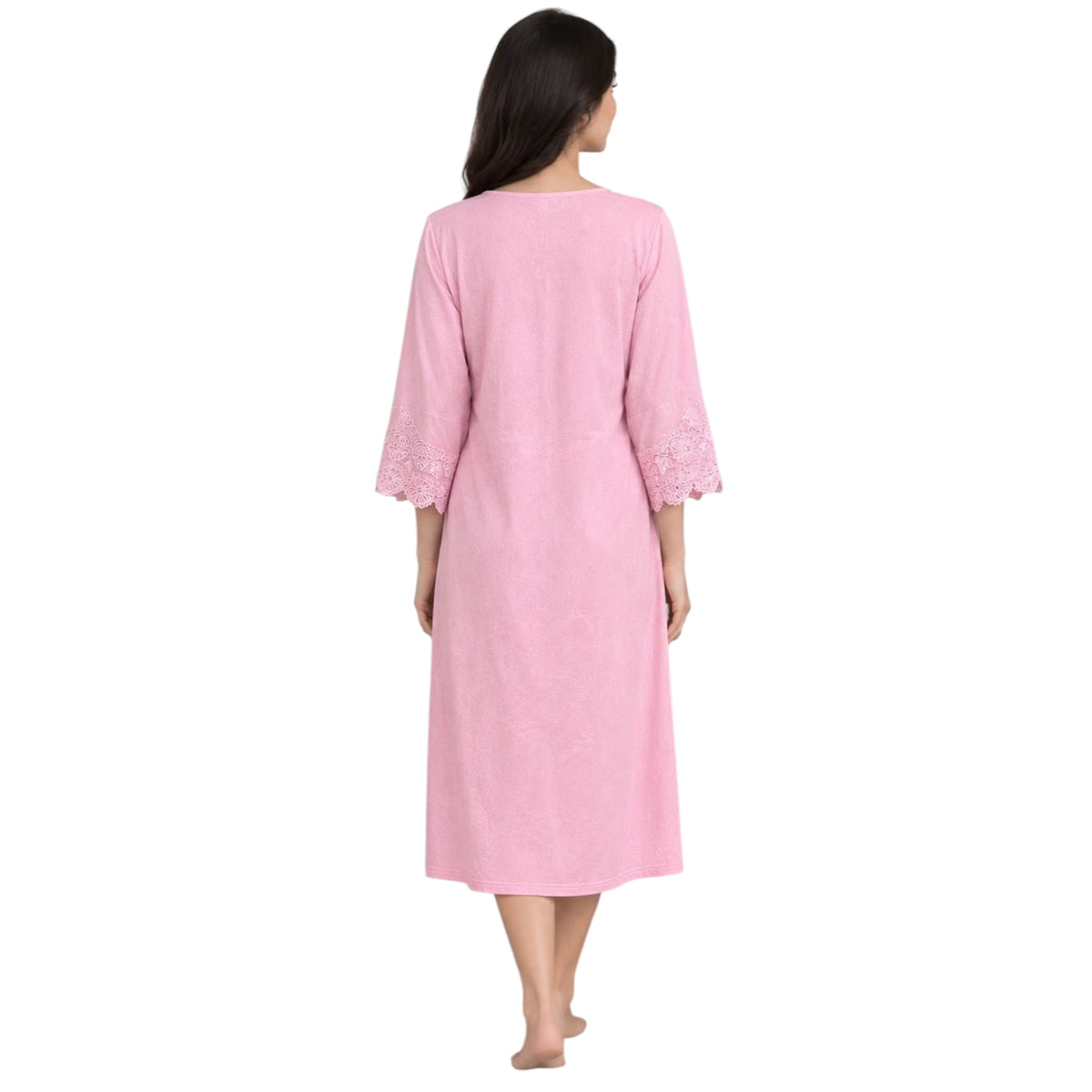Floral Lace Nightgown & Robe