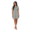Classic Printed Button Nightgown