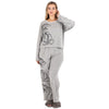 Casual Embroidered Long Pajama Set