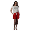 Cat Print T-Shirt Shorts Pajama