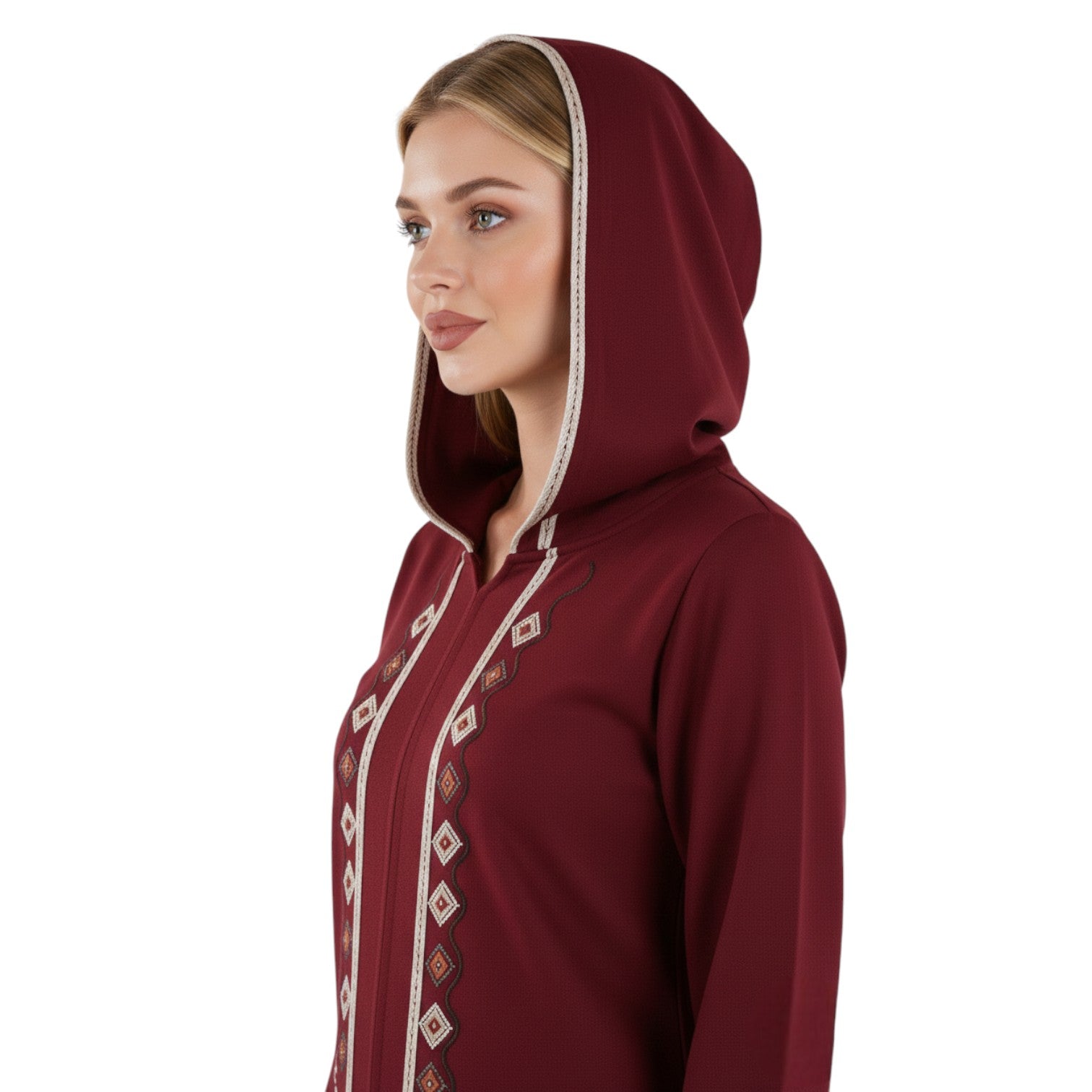 عباية نسائية مطرزة طويلة - أنيقة ومريحة