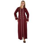 عباية نسائية مطرزة طويلة - أنيقة ومريحة
