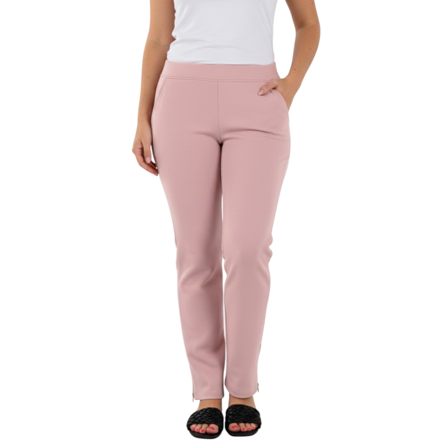 Women’s Melton Sweatpants – Casual Slim Fit Winter Pants for Daily Wear & Outings