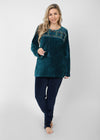 Plus Size Velvet Winter Pajama – Elegant, Warm & Comfortable