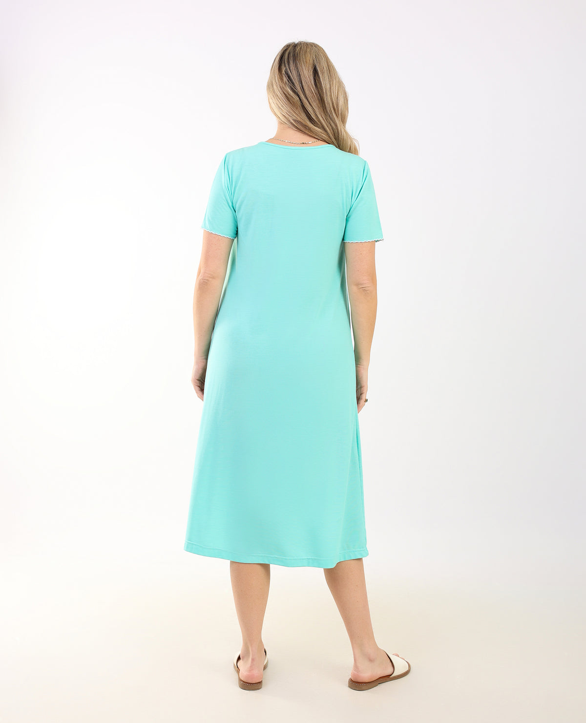 Soft Embroidered Nightgown