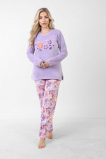Velvet Soft Embroidered Pajama – Luxurious Comfort for Winter