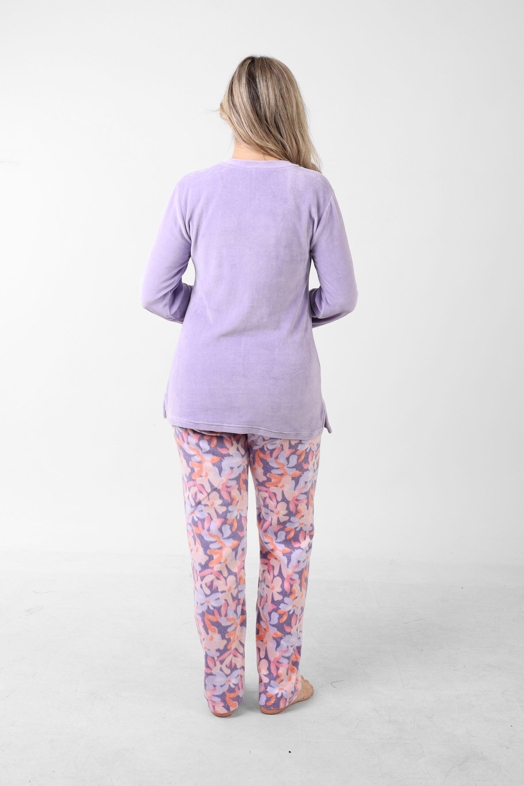 Velvet Soft Embroidered Pajama – Luxurious Comfort for Winter