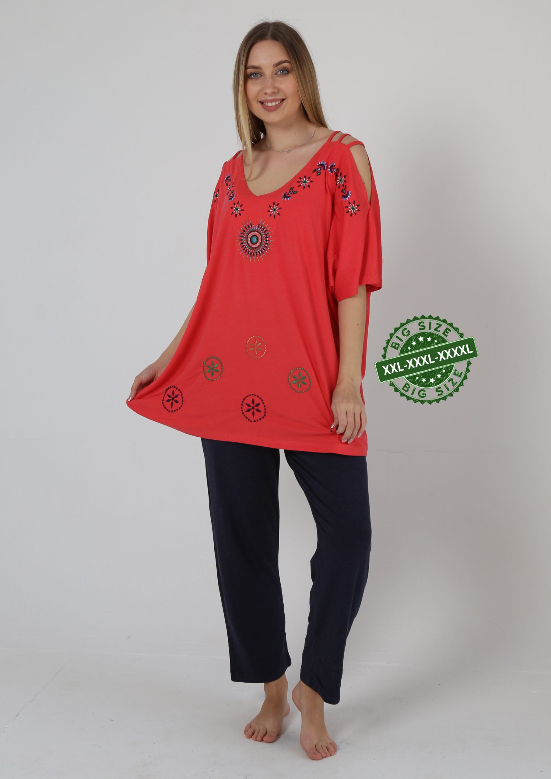 Cotton Plus Size Pajama Set