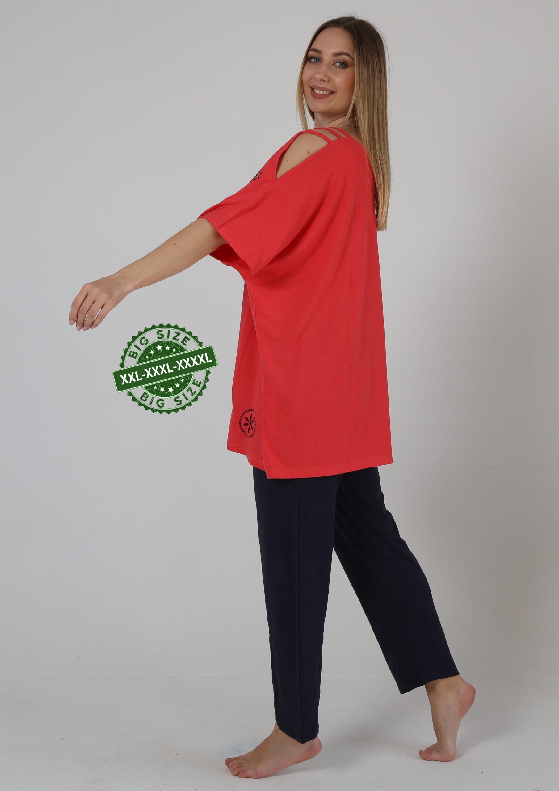 Cotton Plus Size Pajama Set