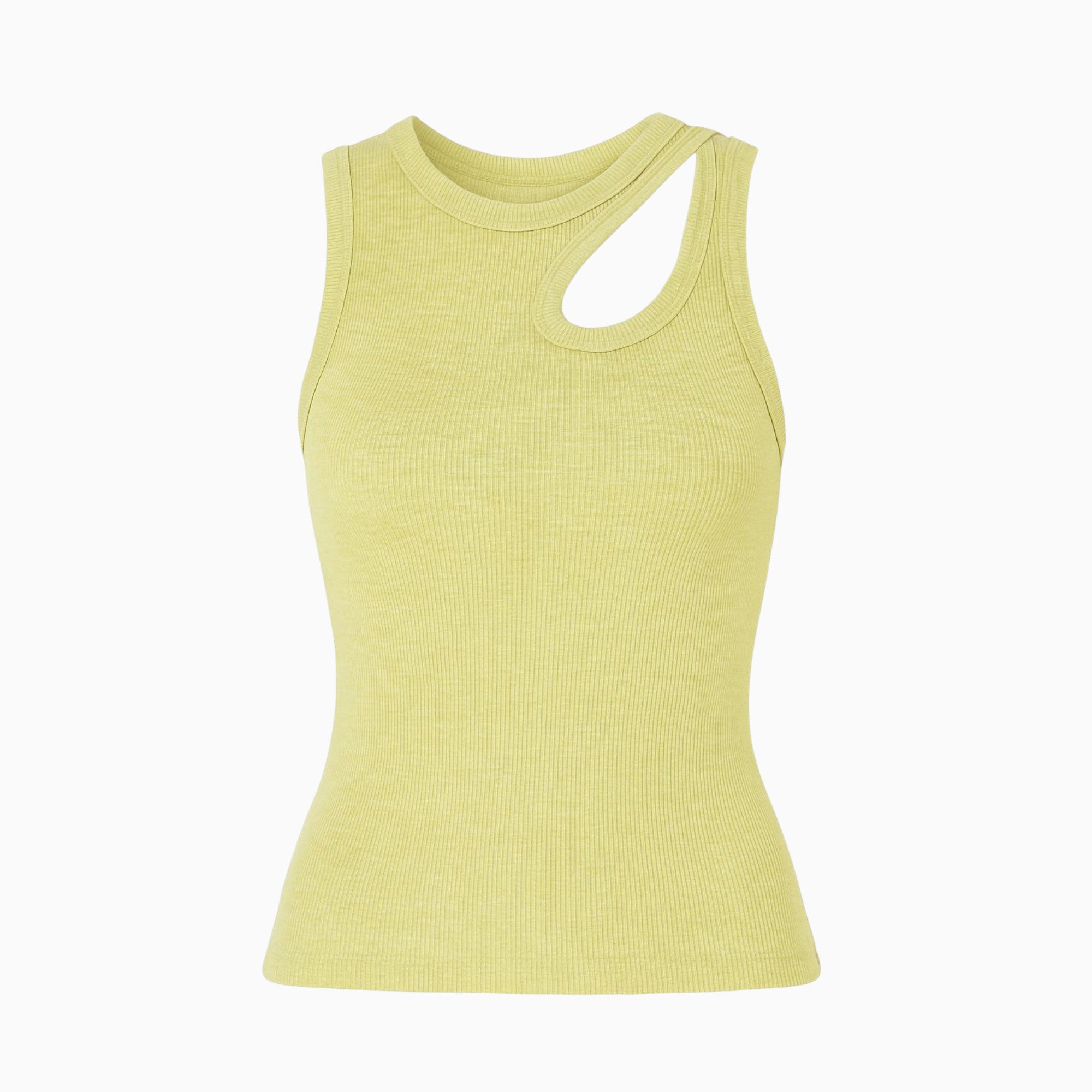 Ribbed Cutout Tank Top