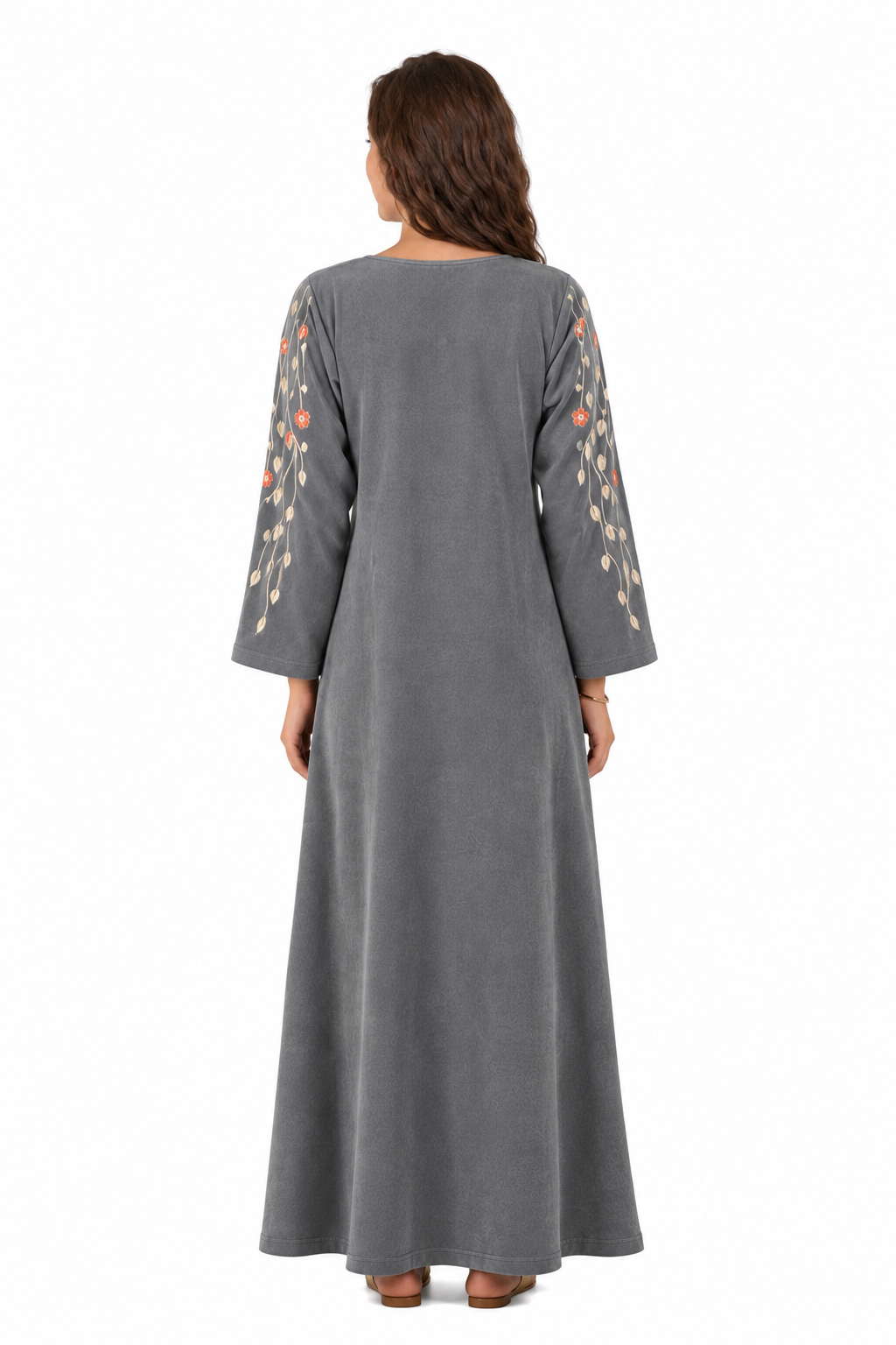 Leaf Embroidery Awraq Abaya | FW26