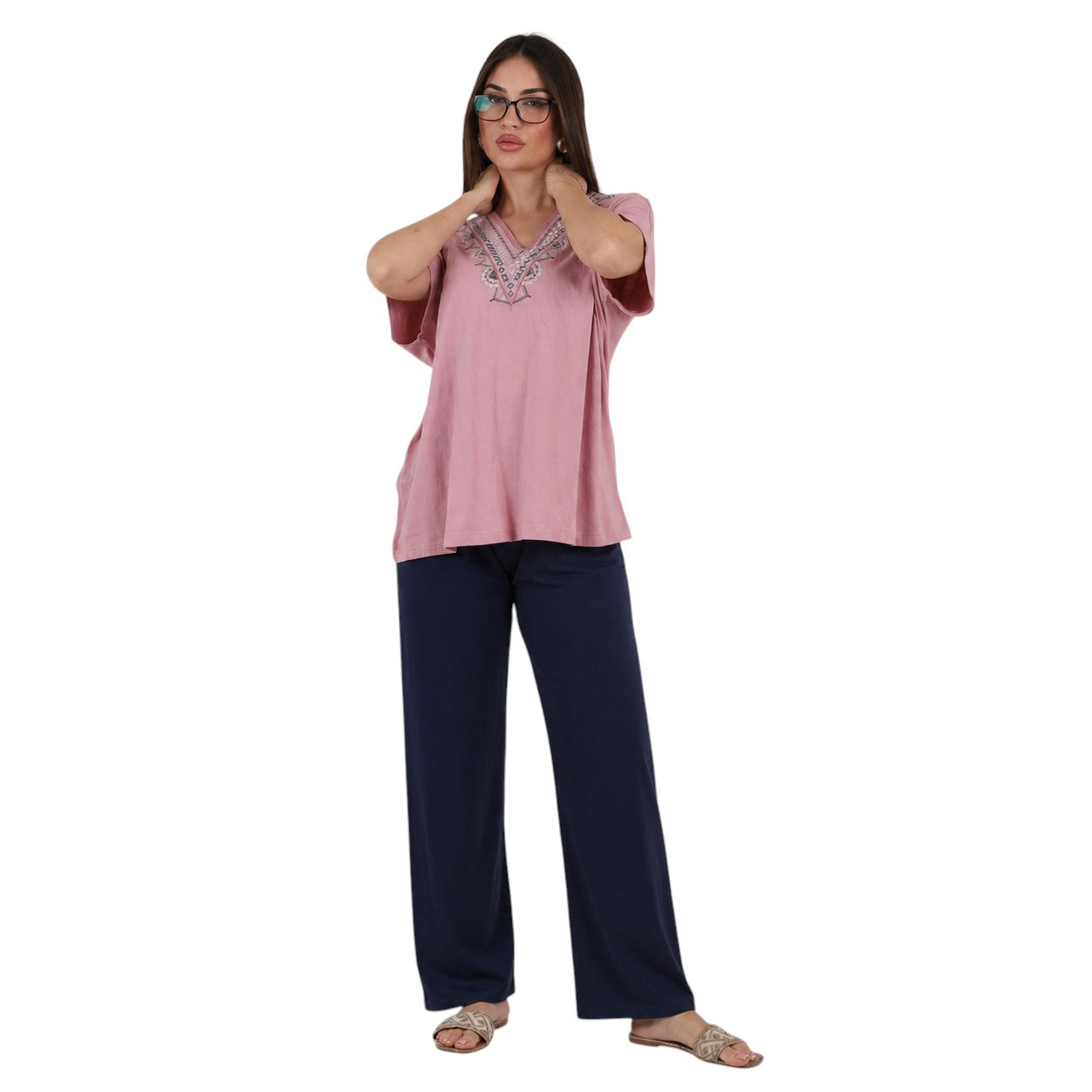 Plus Size - Soft Relaxed Fit Loungewear for Women (4XL–6XL)