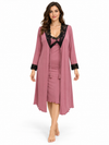 2-Piece Set Robe + Nightgown
