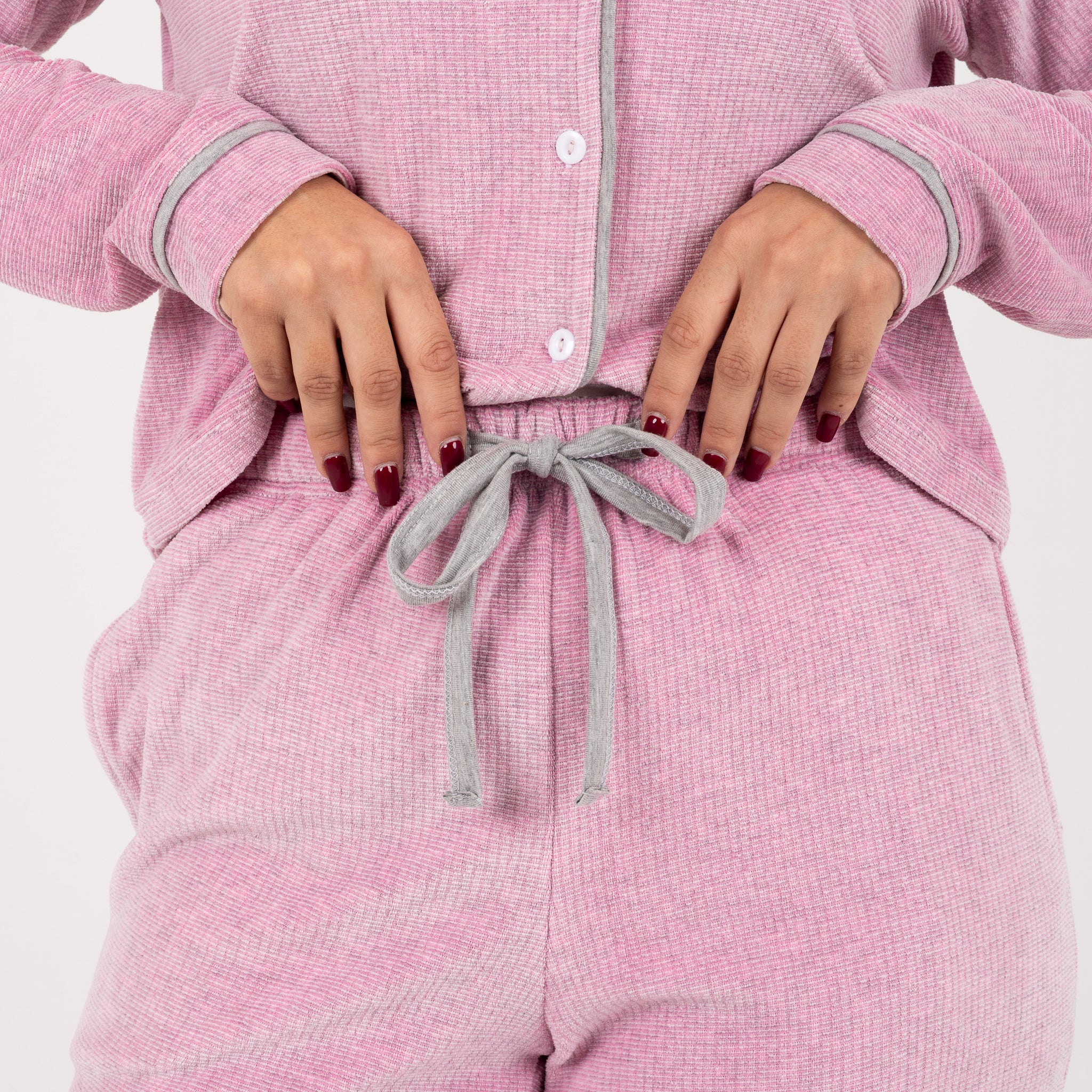 Classic Velvet Pajama Set – Elegant Comfort for Every Season