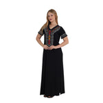 Traditional Embroidered Abaya