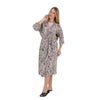 Floral Printed Belted Robe