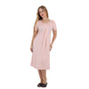 Embroidered Pleated Nightgown