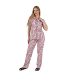 Classic Floral Button-Up Pajama