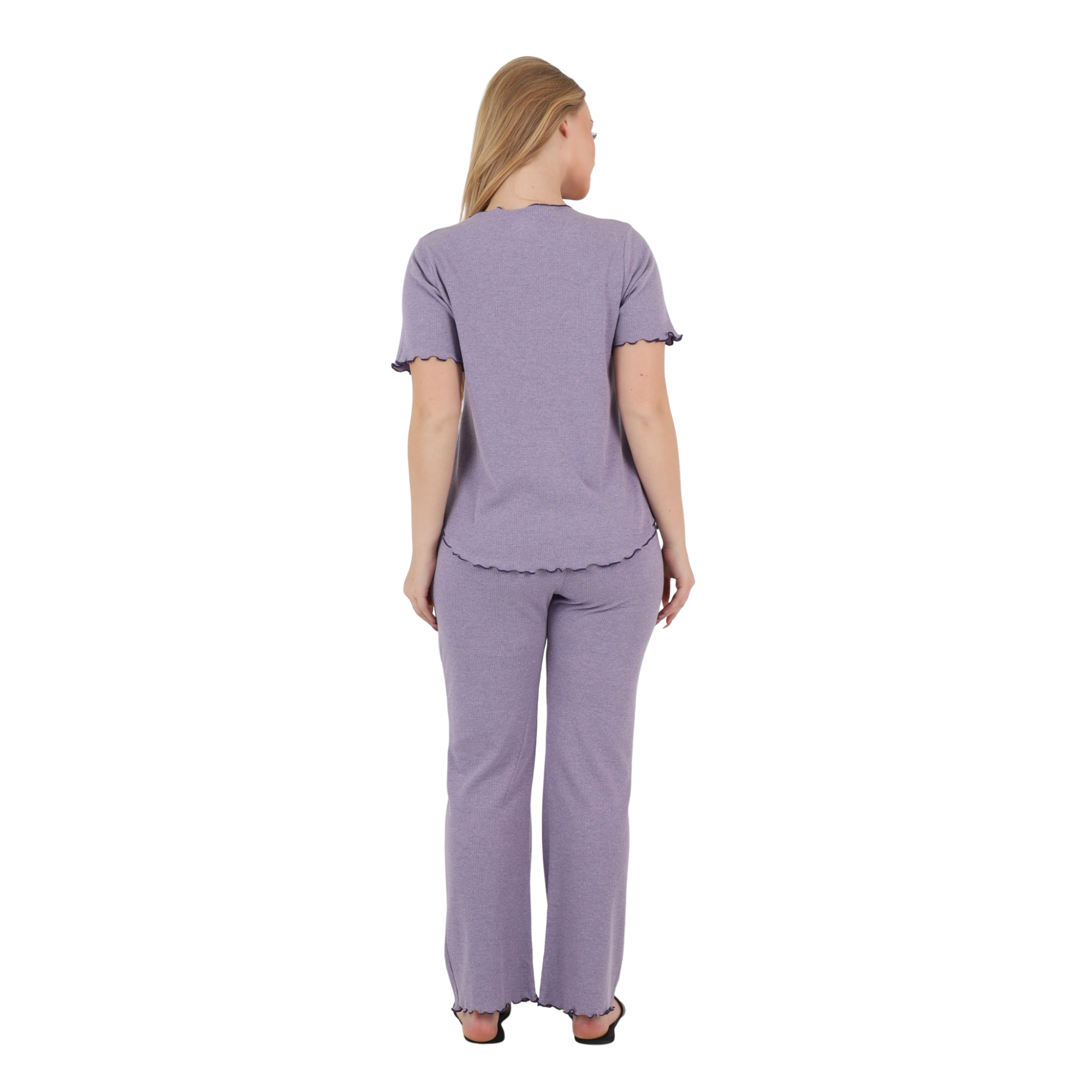Elegant Relaxed Fit Pajama Set