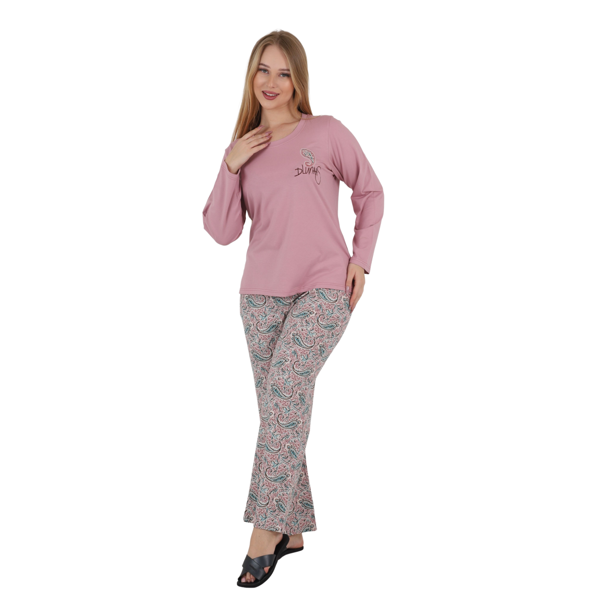 Casual Printed Lounge Pajama Set