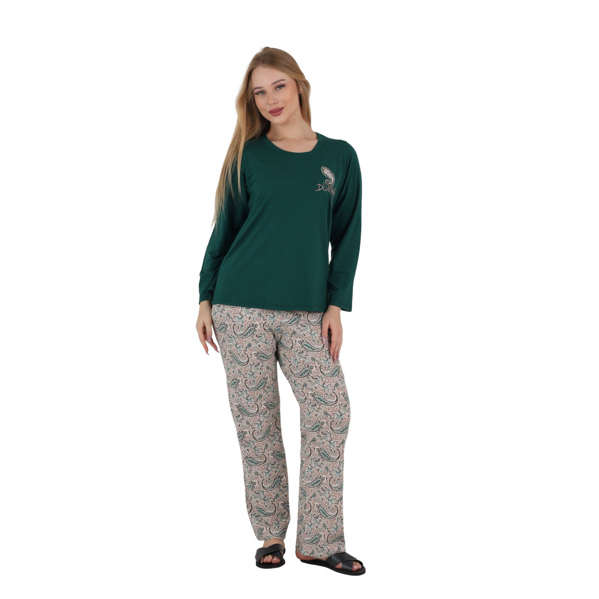 Casual Printed Lounge Pajama Set