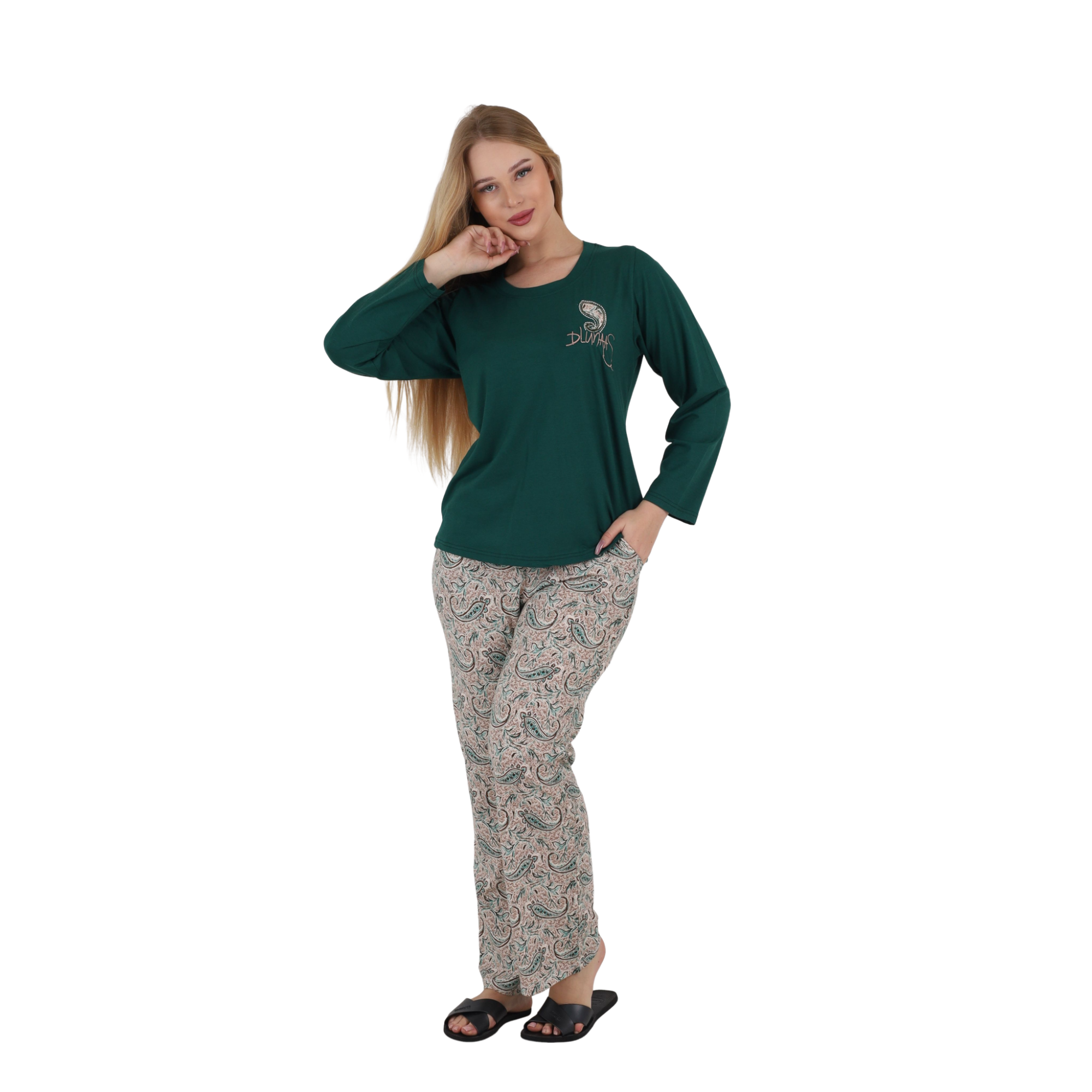 Casual Printed Lounge Pajama Set